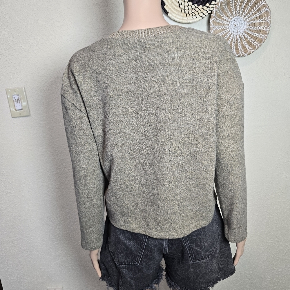 Zara Women Brown Soft  Sweatshirt Size Small - Picture 2 of 11